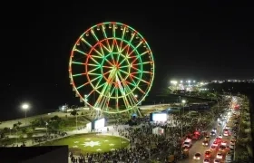 'La Luna del Río' inaugurada el pasado 13 de diciembre en el Malecón. 