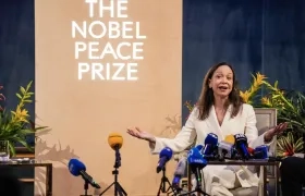 María Corina Machado, Premio Nobel de la Paz.