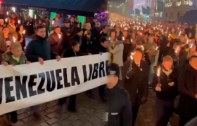 Macha de las Antorchas en Oslo, Noruega. 