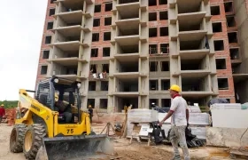 Obra en construcción en Juan de Acosta