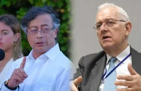 El Presidente Gustavo Petro y José Antonio Ocampo.