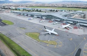 Pista del aeropuerto El Dorado.