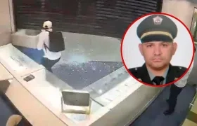 Uniformado Richard José Sierra Bravo, capturado. 