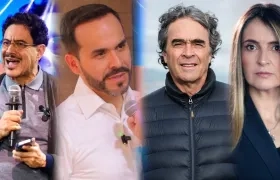 Iván Cepeda, Abelardo De La Espriella, Sergio Fajardo y Paloma Valencia.