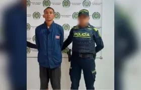 Jhony Feria Julio fue capturado por la Policía en el mismo sitio de los hechos. 