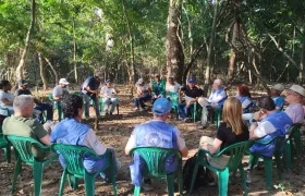 Reunión de la ONU en Cañaverales, en el sur de La Guajira