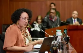 La senadora Isabel Cristina Zuleta.