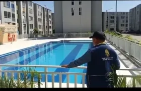 Conjunto residencial Bambú, donde se presentó el trágico hecho. 