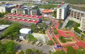 Vista panorámica de la Universidad del Atlántico. 