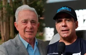 Álvaro Uribe Vélez y Alejandro Char.