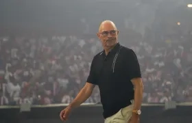 Alfredo Arias, técnico del Junior, quedó a un paso de ganar su primer título en Colombia.