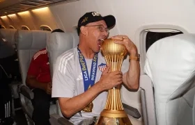 Alfredo Arias logró con Junior su primer título de Liga en Colombia. 