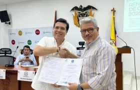 Andrés Felipe Ortiz, presidente del Concejo de Barranquilla