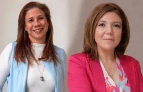 (Izq. -Der.) Ángela Álvarez y Adriana Jiménez, nuevas comisionadas. 