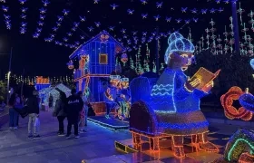 Alumbrado de Navidad en Medellín.