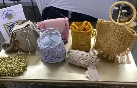 Productos que ofrecerán las artesanas. 
