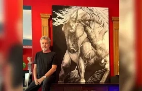 El maestro Joaquín Botero. 