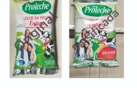 Leche en polvo falsificada