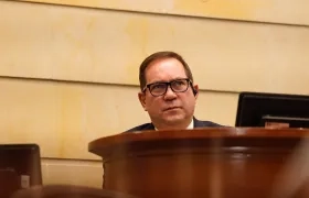 Lidio García, presidente del Senado de la República.