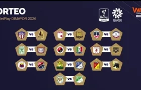 Así se jugará la primera fecha de la Liga Colombiana I 2026. 