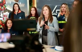 María Fernanda Rojas, ministra de Transporte.