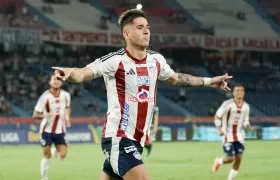 Guillermo Paiva marcó 12 goles con Junior en 2025. 