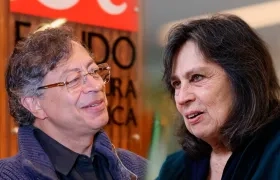 Petro y Laura Restrepo