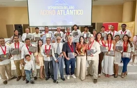 Grupo de ganadores del Deportista del Año Acord Atlántico 2025.