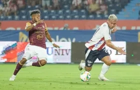 Teófilo Gutiérrez en un partido este año contra el Tolima. 