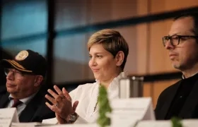 Verónica Alcocer, primera dama de la Nación. 