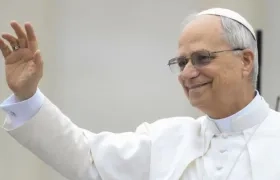 Papa León XIV agradeció a los jóvenes.