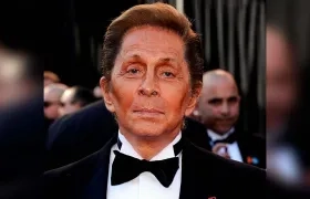 Diseñador italiano Valentino Garavani. 