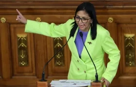 La presidenta encargada de Venezuela, Delcy Rodríguez.