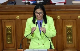 La presidenta encargada de Venezuela, Delcy Rodríguez.