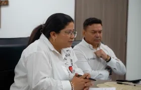 Alcira Sandoval, alcaldesa de Soledad. 