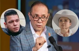 Antonio Sanguino, Jota Pe Hernández y Lina María Garrido.