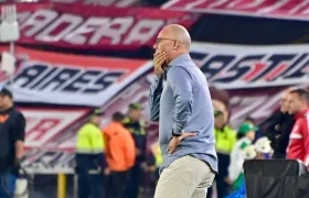 El técnico de Junior, Alfredo Arias.