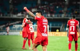 El atacante barranquillero Cristian Barrios.