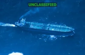 Buque petrolero incautado este martes. 