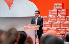 El precandidato presidencial Carlos Caicedo.