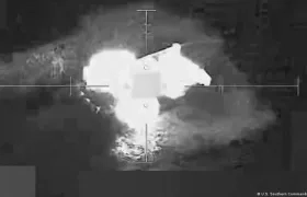 Captura de pantalla de archivo tomada de la cuenta oficial de X del Comando Sur de EE.UU.