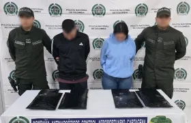 Las capturas fueron realizadas por la Policía Antinarcóticos. 