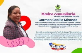 Carmen Cecilia Miranda.