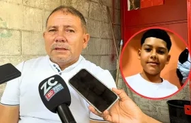 Aniger Hernández Castillo y su hijo Juan Manuel. 