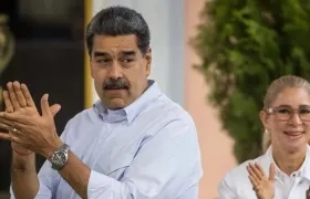 Nicolás Maduro y su esposa Cilia Flores.