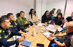 Consejo de seguridad realizado en la Alcaldía de Malambo. 