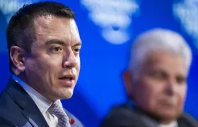 Daniel Noboa, presidente de Ecuador. 