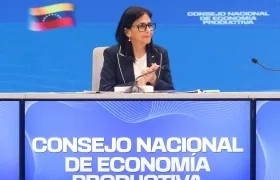 Delcy Rodríguez, presidenta encargada de Venezuela.
