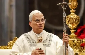 El Papa León XIV preside la misa de Año Nuevo en la basílica de San Pedro.