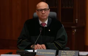 El magistrado Iván Mauricio Lenis, presidente de la Corte Suprema.